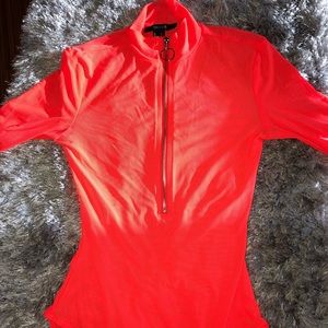 Sheer Mesh long sleeve bodysuit